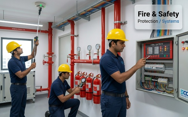 Fire Safety Detection Suppression System Mumbai Pune